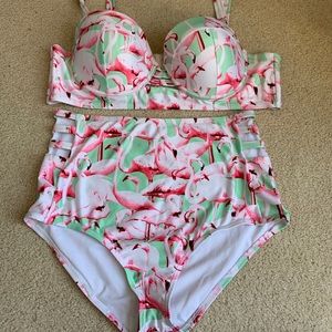 Plus size high waisted bikini (set or separates)